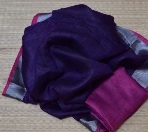 linen handloom sarees