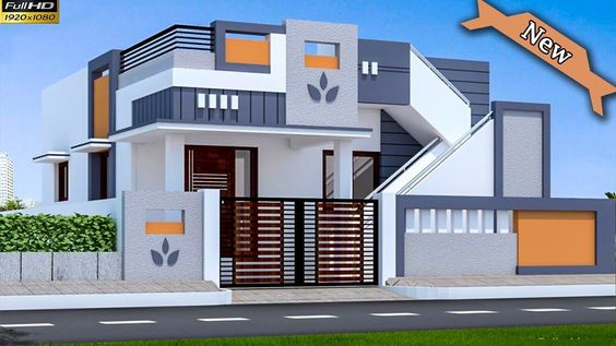 Indian house front elevation designs - siri designer collections