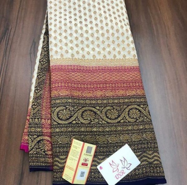 HelloGreetings Of The DayChechani Sarees Pvt LtdSuratName :-  OrangeFabric:-OrganzaCut :- 6.30With BlouseChitpallu With WorkRate :-  475Note :- More Designs Available